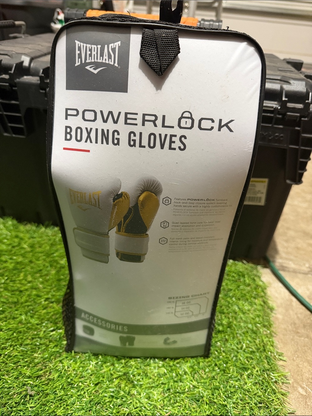 Everlast Boxing Gloves in Yellow and Black - Powerlock